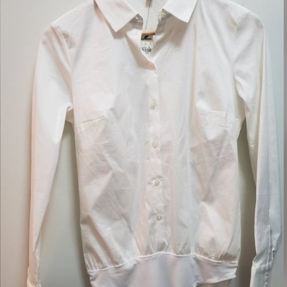 Fitted Button-Up Bodysuit Size M - Picture 3 of 4